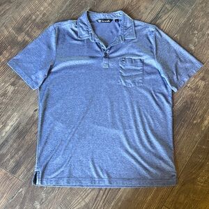 Travis Mathew Pocket Polo, Blue, Size Large